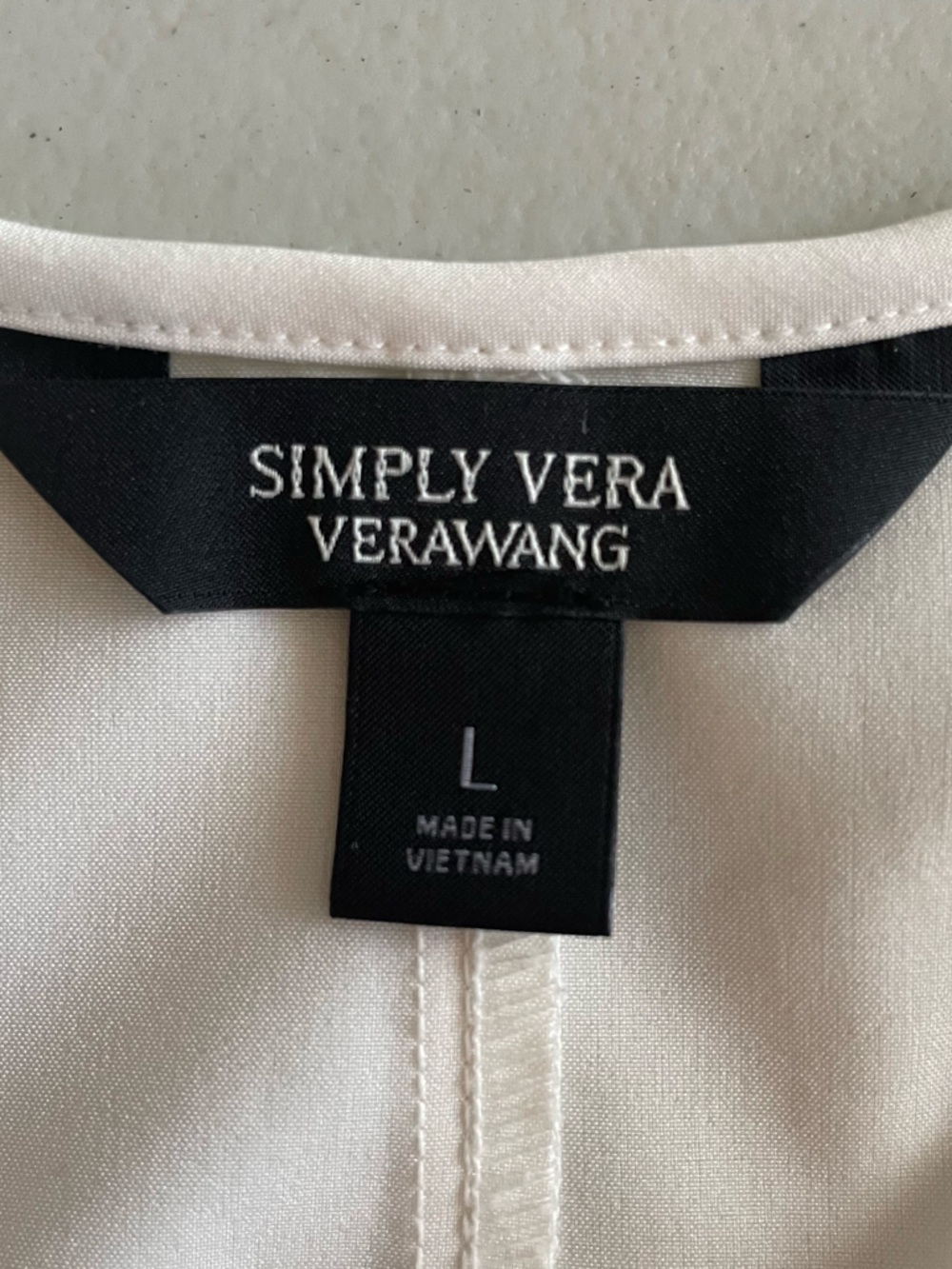 Simply Vera Vera Wang Layered Tank/ Cami/ Shell Size L - Picture 6 of 11